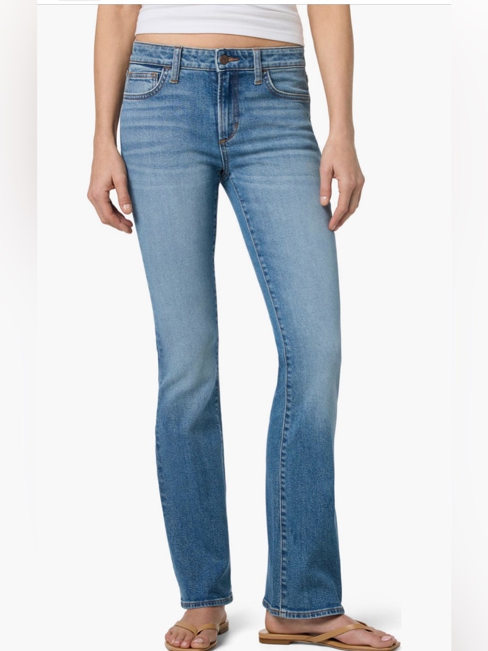 Joe’a Women’s Mid-Rise Boot cut Lima Jeans size 28